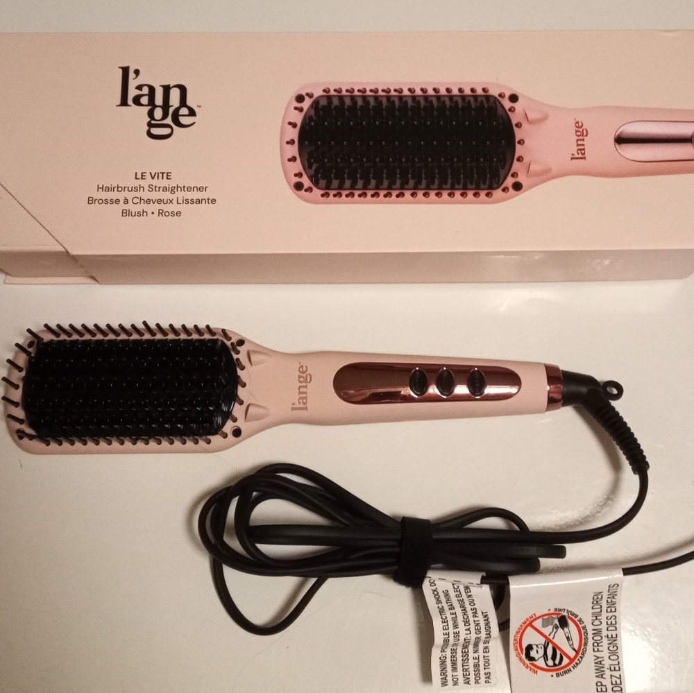 BRAND NEW Lange Hairbrush Straightener